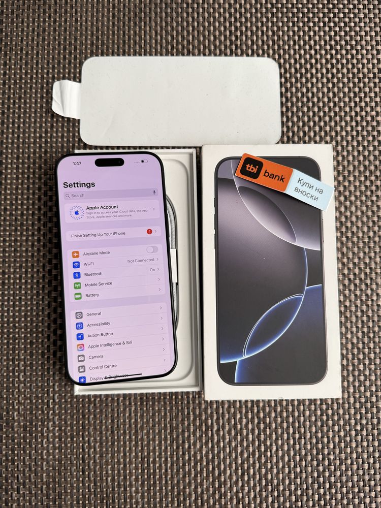 НОВ‼️ЛИЗИНГ от 80лв/м*iPhone 16 pro max* 16 про макс 256GB