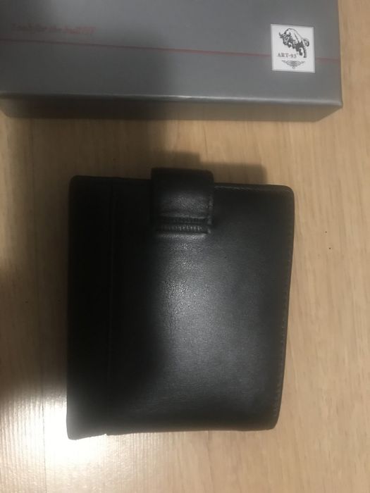 НОВ Мъжки портфейл Атр черен