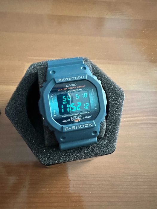 Casio G-Shock DW-5600CC-2 Camouflage – Ediție Albastră Rară