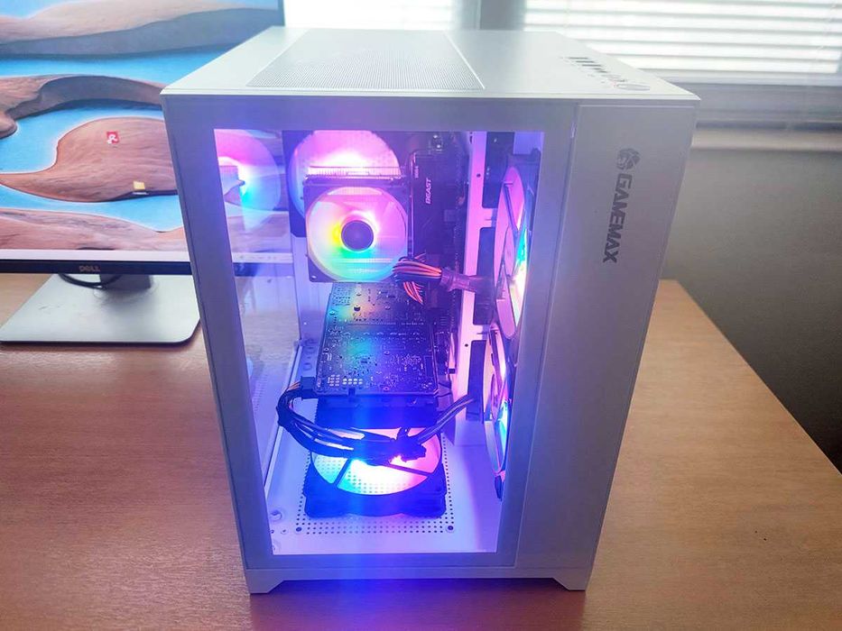 Геймърски компютър, Intel i3 12100f, 1070Ti, 960Gb SSD, 16gb Ram, 700W