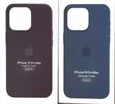 Husa de piele sau silicon pentru iPhone 16 Pro Max cu MagSafe