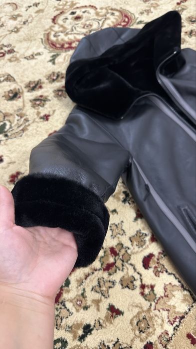 Кожаная двухстороняя куртка, Размер 44-48