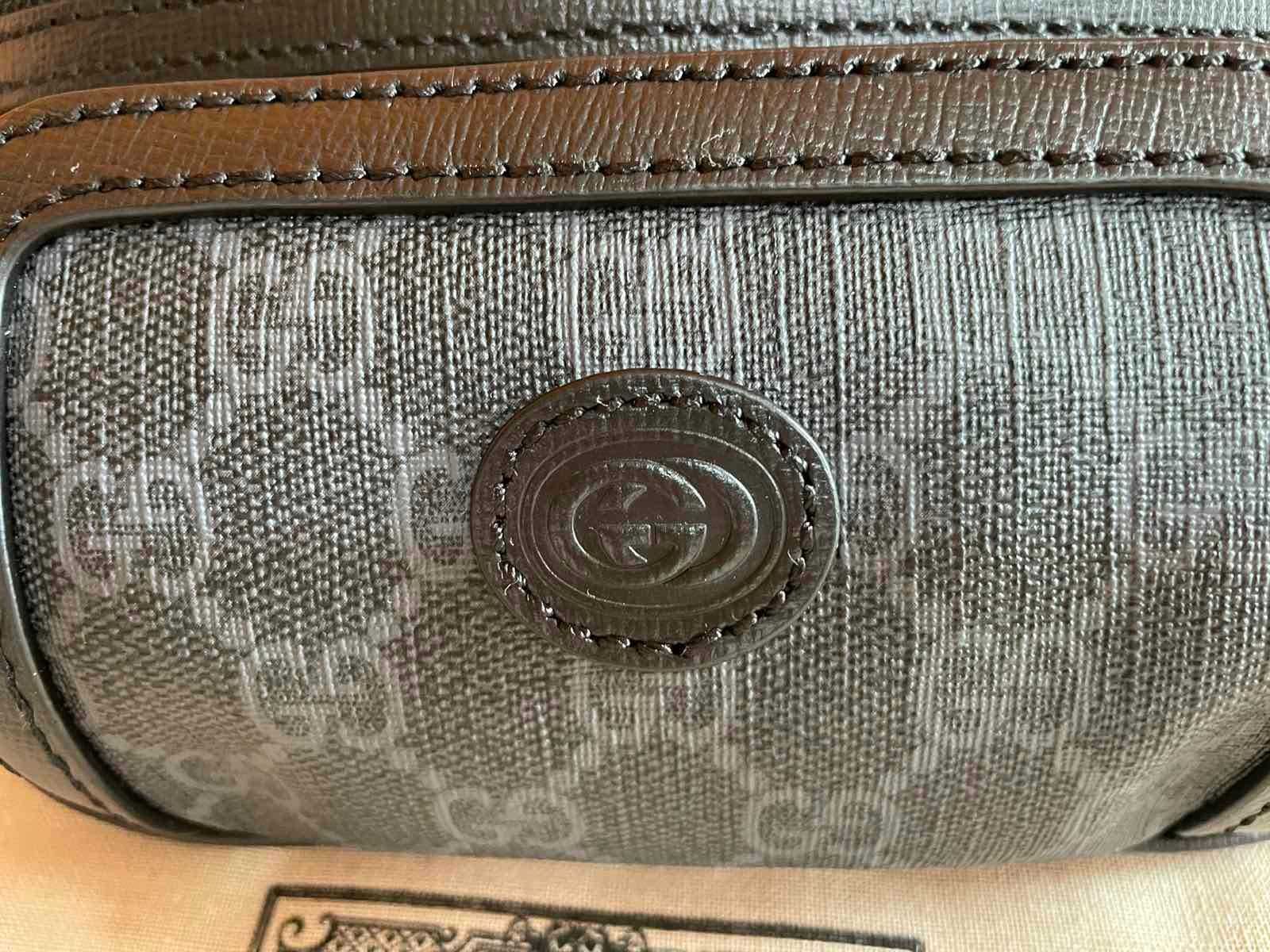 Чантичка за кръст Гучи Gucci Belt Bag Оригинална Supreme Кожа Колан