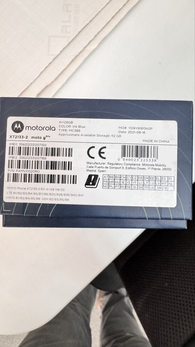 Vand Nou Sigilat Telefon mobil Motorola G60s 4/128 GB .