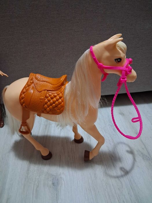 Set de joaca cal cu papusa Barbie