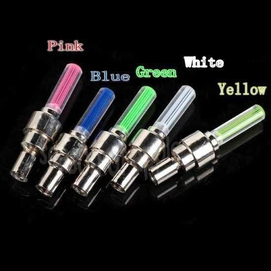 Светещи-LED капачки за Винтили на Коли,мотори и Велосипеди във 4 цвята