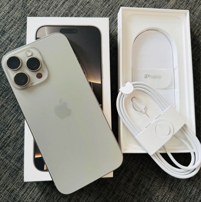 Iphone 16 Pro Max 256GB Natural Titanium Garantie 100% baterie