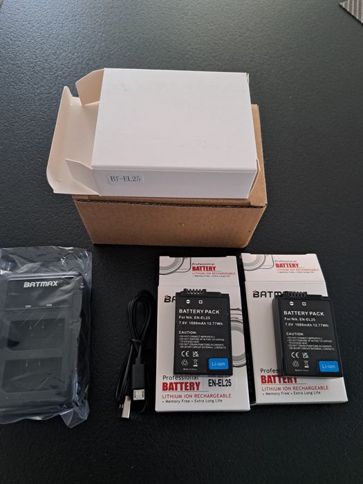 Incarcator acumulator baterie EN-EL25 si MH 24 cu baterii EN-EL 14