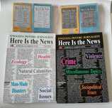 Set 2 carti Engleza ptr Jurnalisti Here is the news  cu casete audio