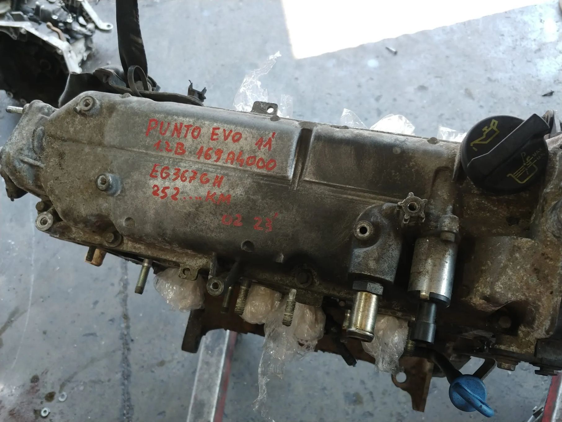 motor 169a4000 1.2 b  fiat panda 500x punto evo