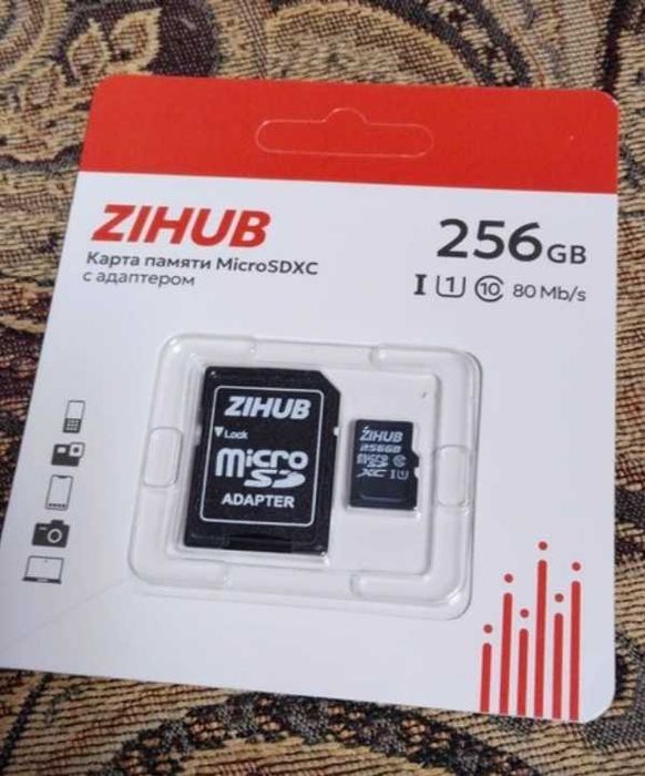 Карта памяти micro SD 256Гб, новая