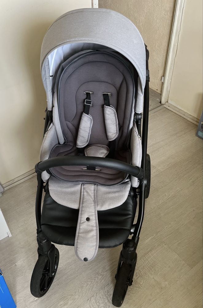Количка 3 в 1 Buba - Zaza, Warm Grey