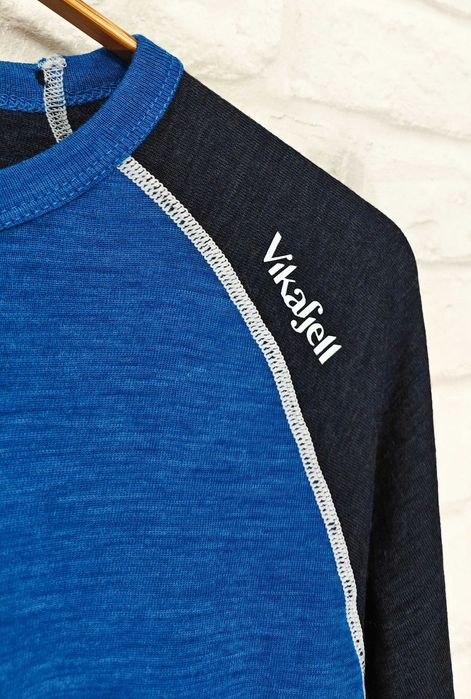 Vikafjell 100% Мериносова вълна оригинална мъжка фланелка размер М