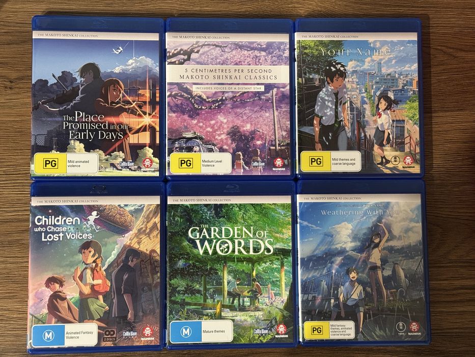 Set Filme Makoto Shinkai Collection Blu-Ray FARA subtitrare RO