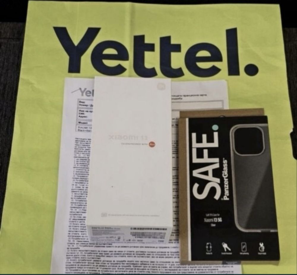 256GB Xiaomi 13 8GB 5G Yettel Гаранция 2026г. Black / Черен