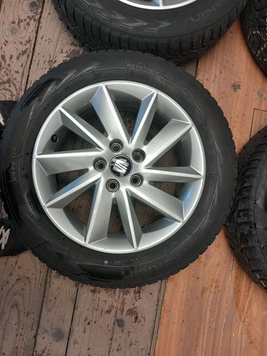 Jante seata ibiza r15 5x100 et 38 anvelope iarna 185 60 15