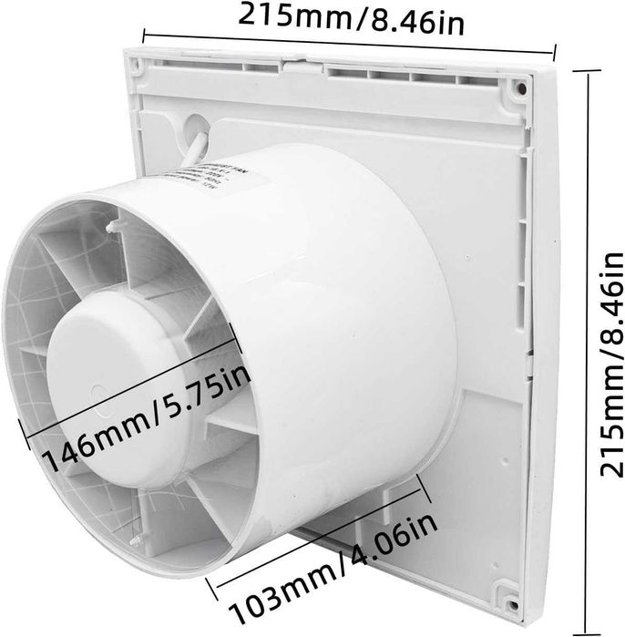 Ventilator extractor baie 150mm