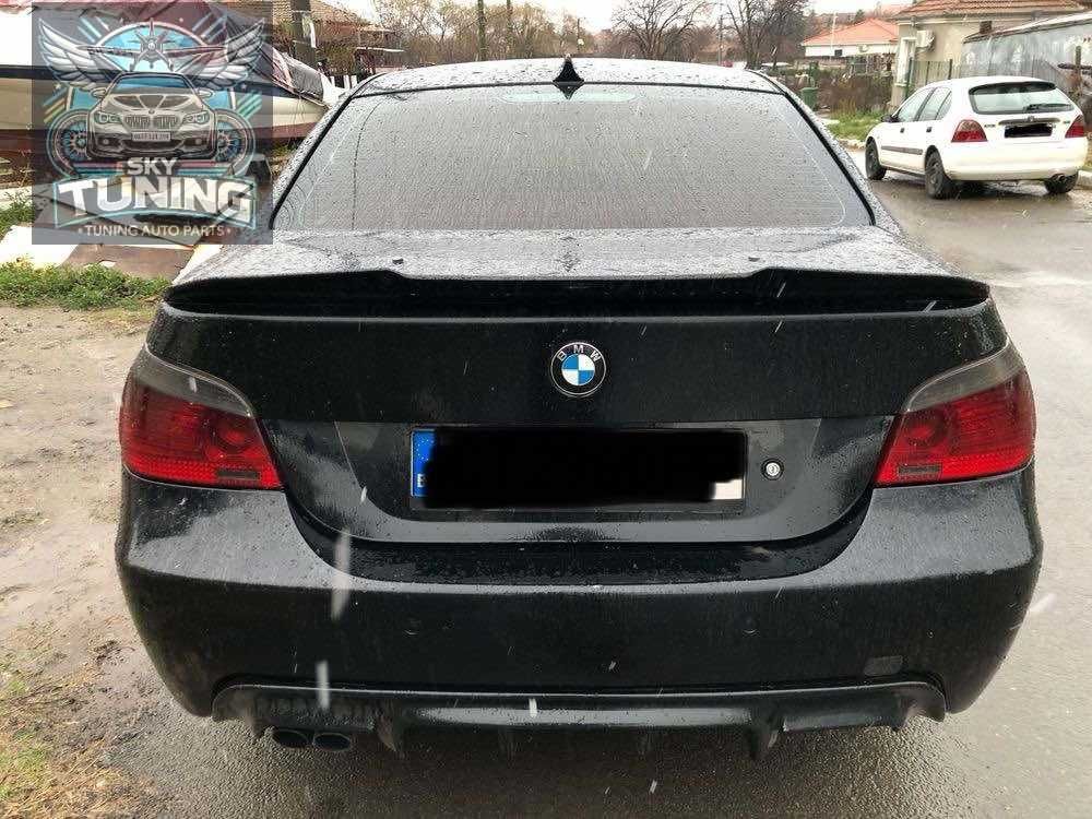 Лип спойлер багажник BMW E60 5 серия Lip spoiler М4 Style Е60 БМВ