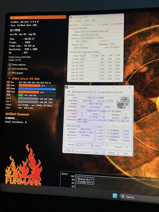 pc i5 10400 rtx 5060