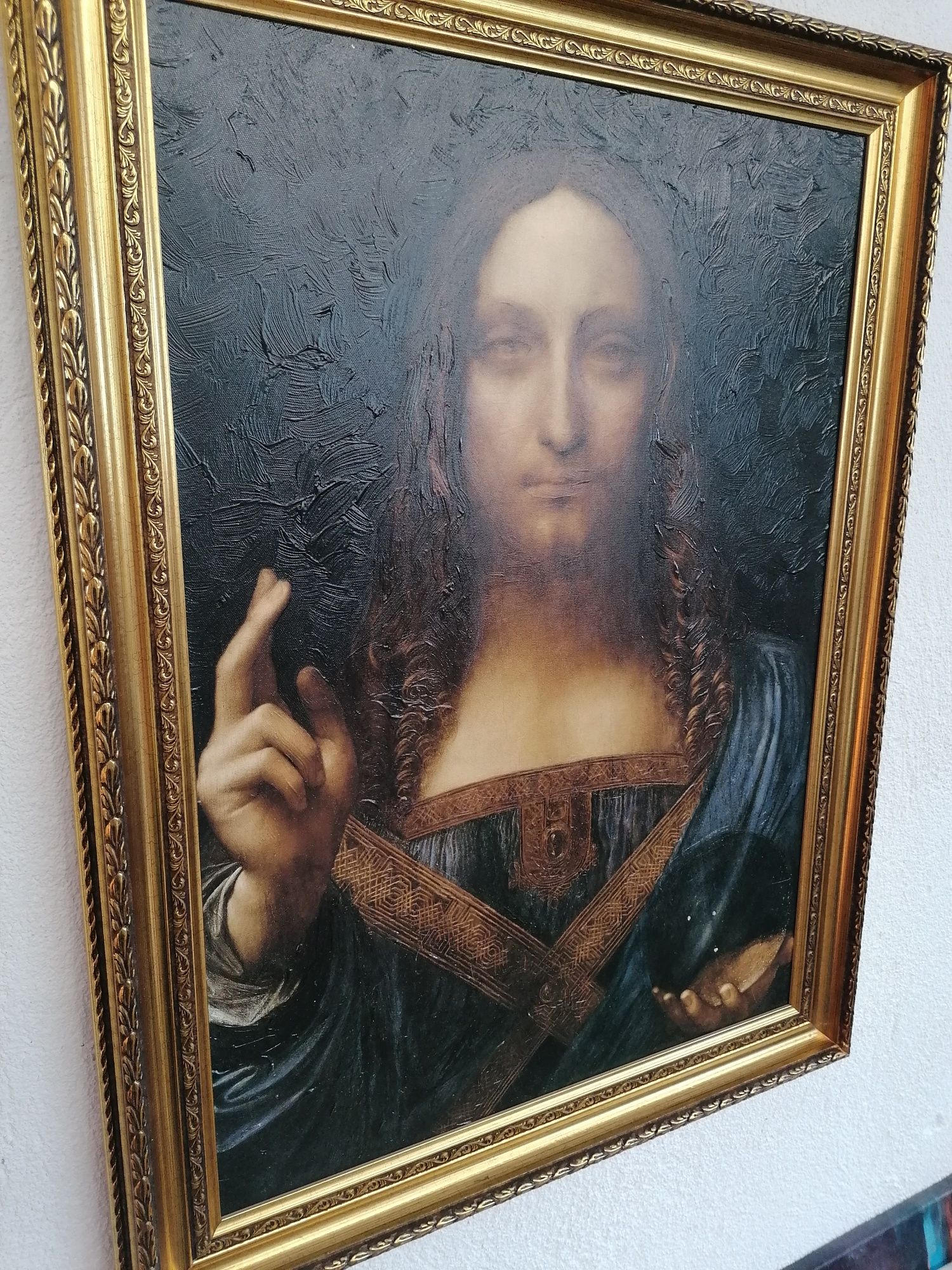 Картина Репродукция ("Спасителят на света") на Леонардо да Винчи