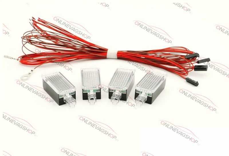 Lampi LED lumini picioare VW Golf 5,Golf 6,Passat B6,Passat CC,Eos