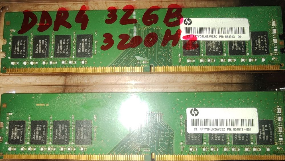 32GB DDR4 4x8 Hynix
