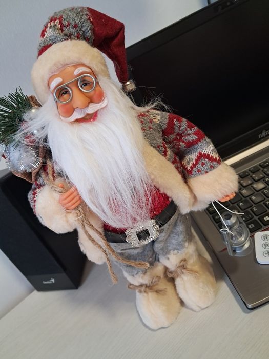 Figurină Mos Crăciun/Mos Nicolae 30 cm