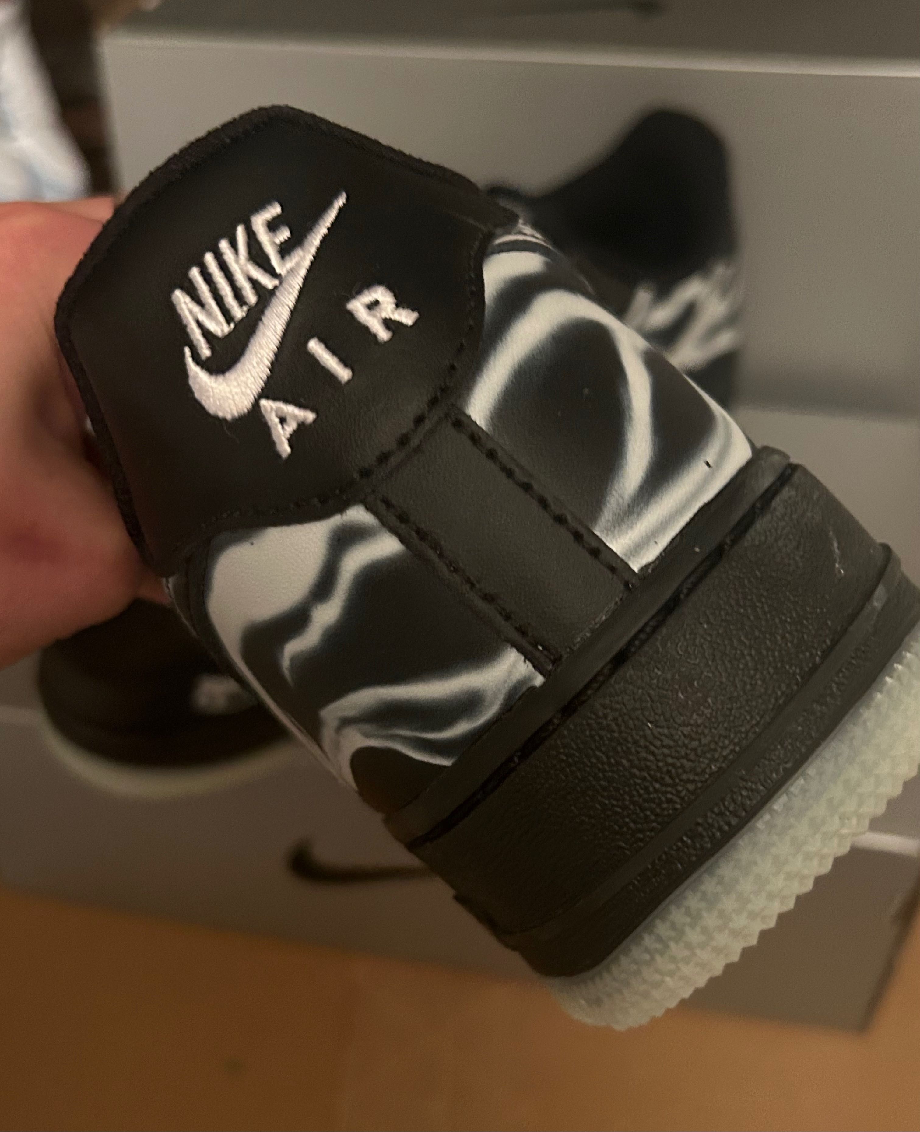 Маратонки Nike Air Force 1 Black Skeleton