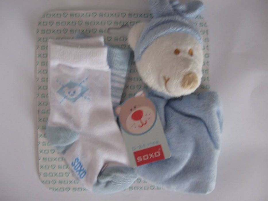 Бебешки чорапки с играчка подарък бебе