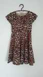 Rochie animal print pt fete 8-9ani