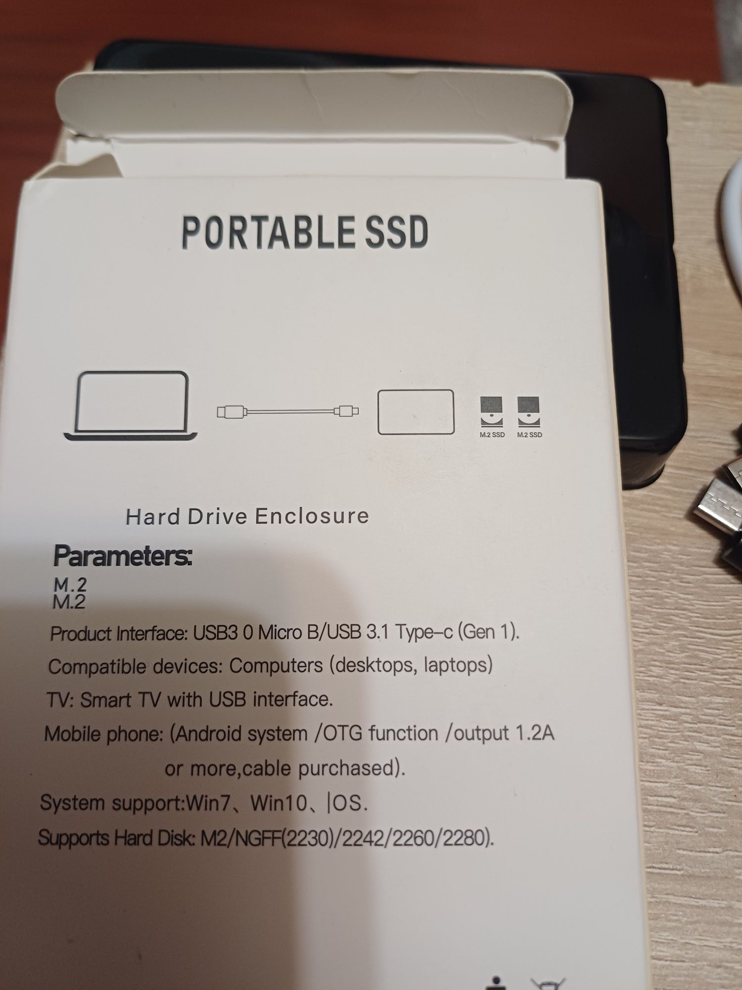 SSD portabil dispozitiv nou