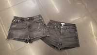 2 бр.  къси дънкови панталонки TRN H&M р.158