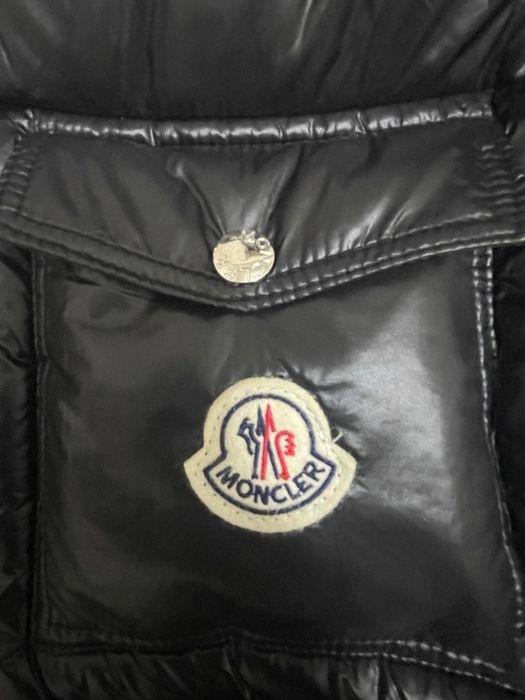 Пуховик Moncler Глянцевая Black