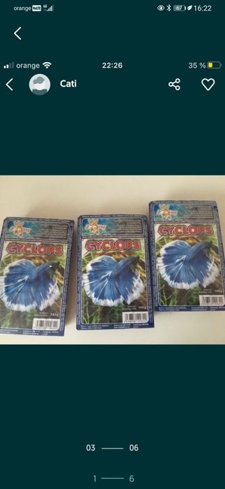 Hrana congelata cyclop