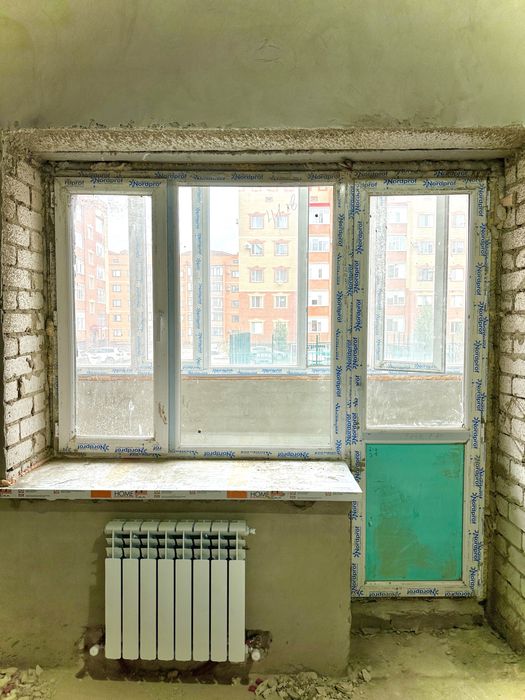 Продам окно с дверью