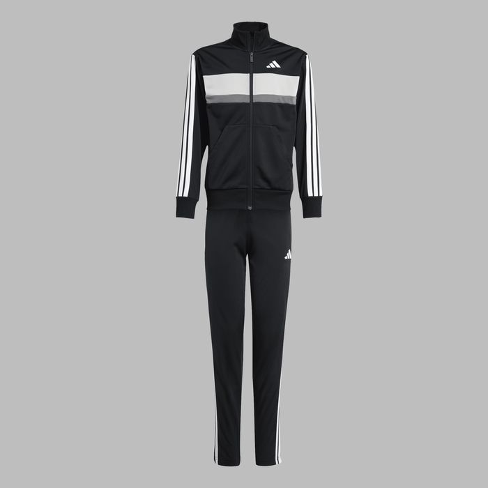 Trening Tiberio Adidas Negru-Alb Copii - produs resigilat Decathlon