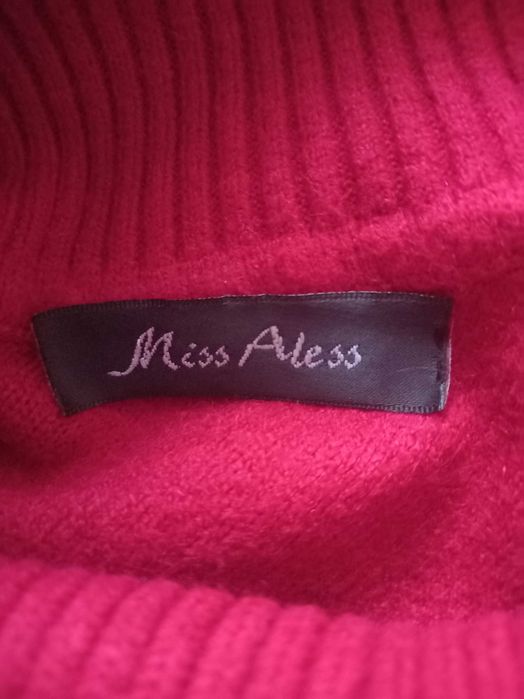 Poncho rosu, Miss Aless, mărimea 36- 38