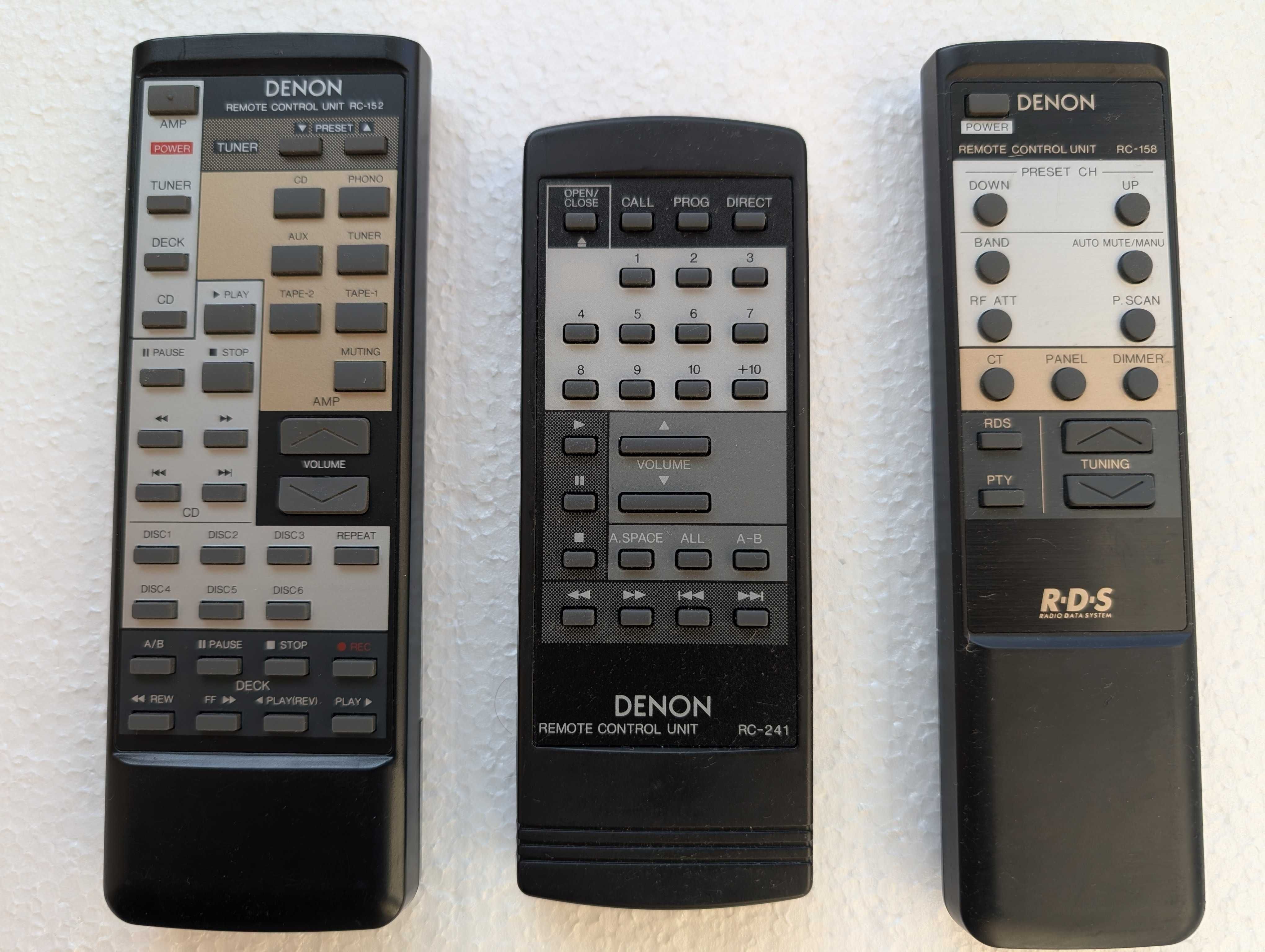 Telecomanda Denon originala pentru amplificator, cd , tuner