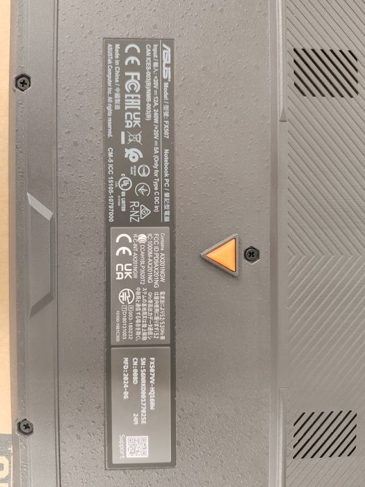 Laptop Asus Tuf Gaming F15 cod unic 1063 FULL BOX