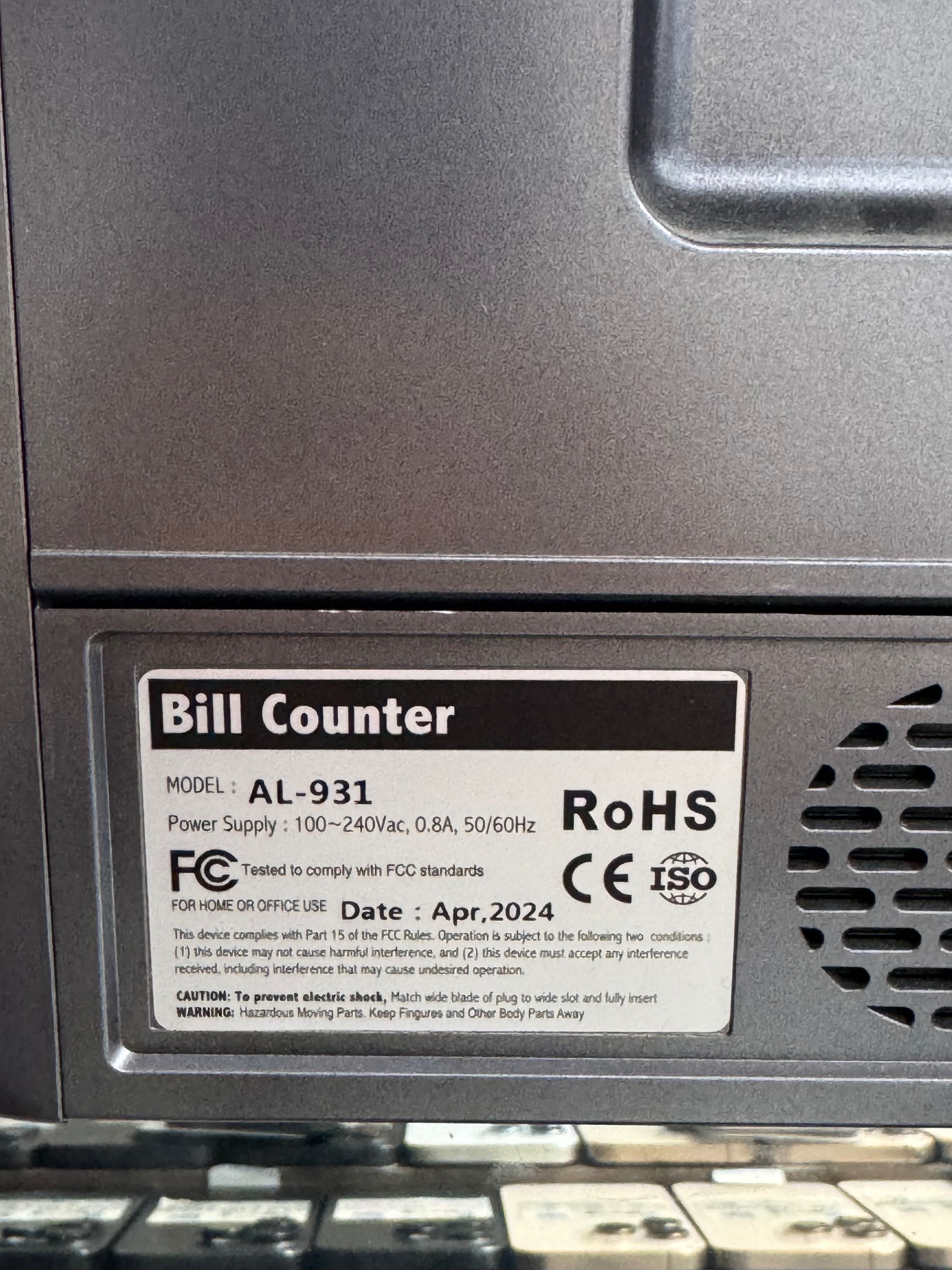 счетчик  купюр al-931 bill counter