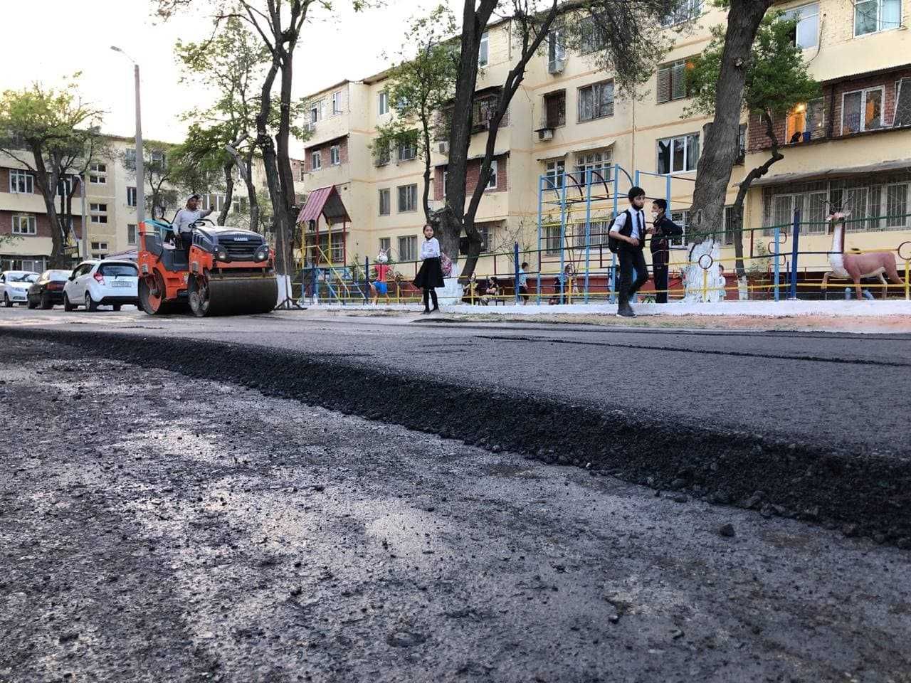 Асфальтирование дорог в Ташкенте и Таш областях