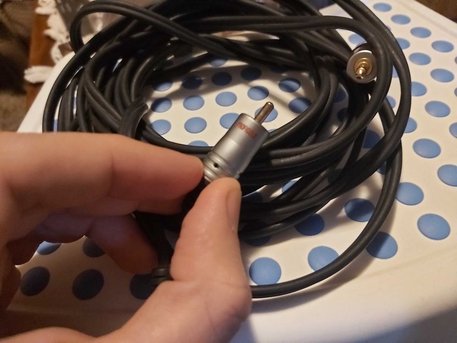 Cablu de semnal profesional Jack 3.5mm tata stereo la 2 x Rca tata 5m