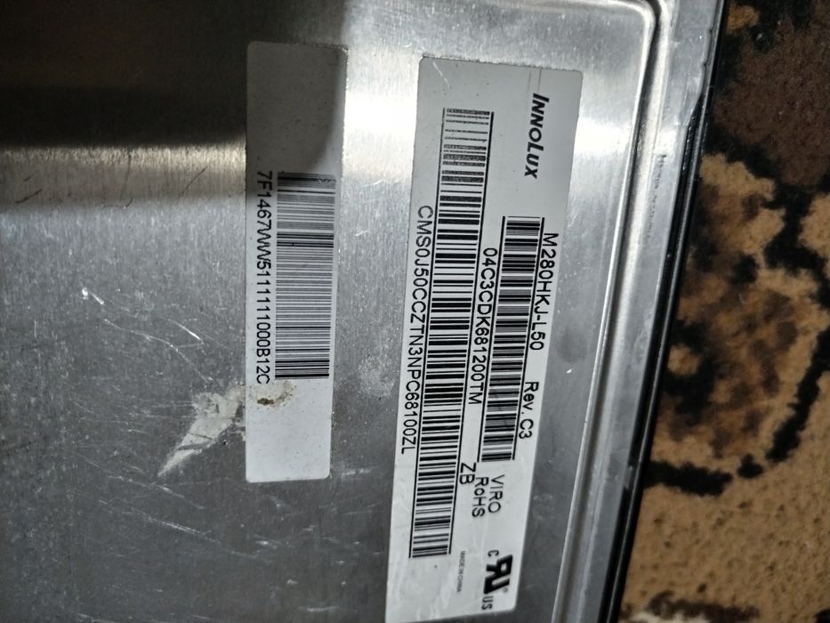 Display M280hkj Innolux led