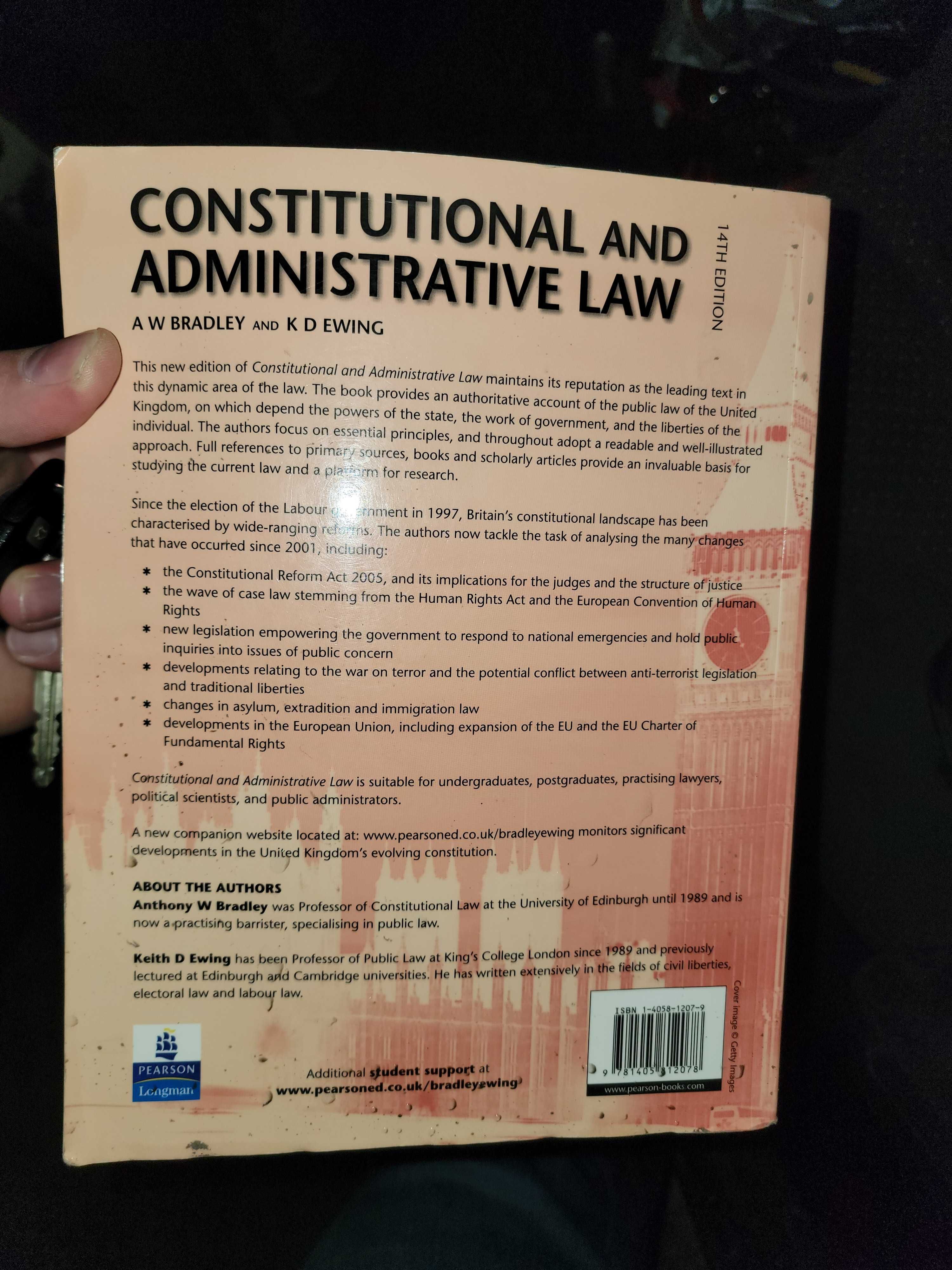 Книга Право/Constitutional and administrative law