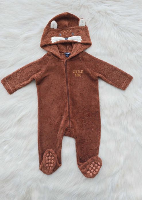 Бебешки гащеризон тиква и мече 3-6 месеца