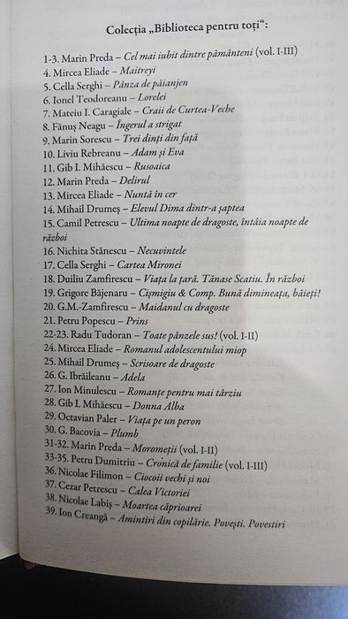 153 volume din colecția Biblioteca pentru toți