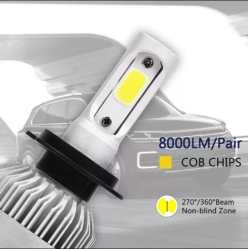 Ново поколение H7, H1, H4, H3 LED Крушки с COB чип