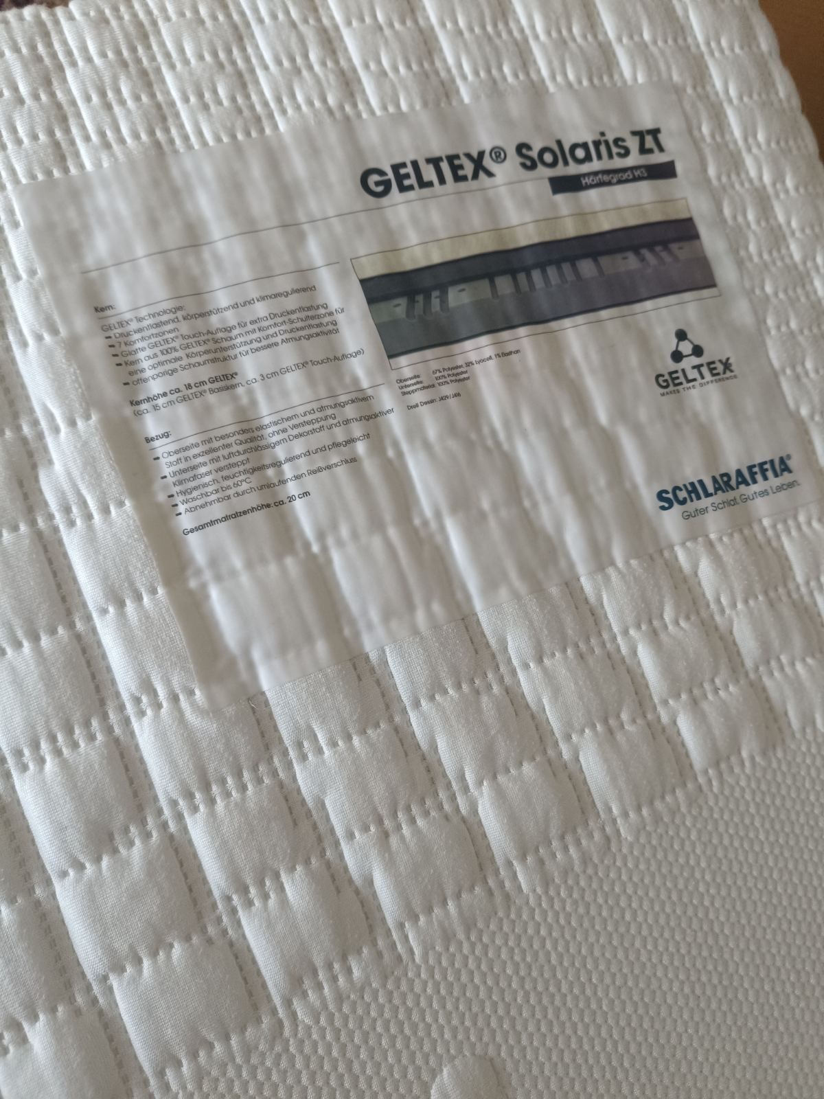 Матрак Geltex solaris zt 90/200