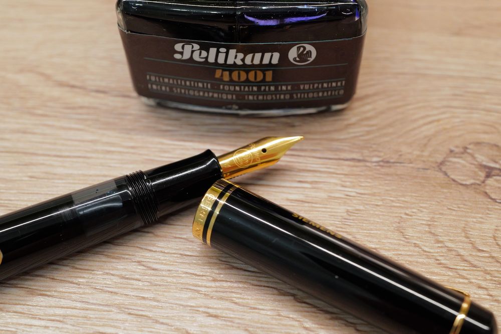 Stilou Pelikan M de colectie Siemens ca nou cerneala calimara