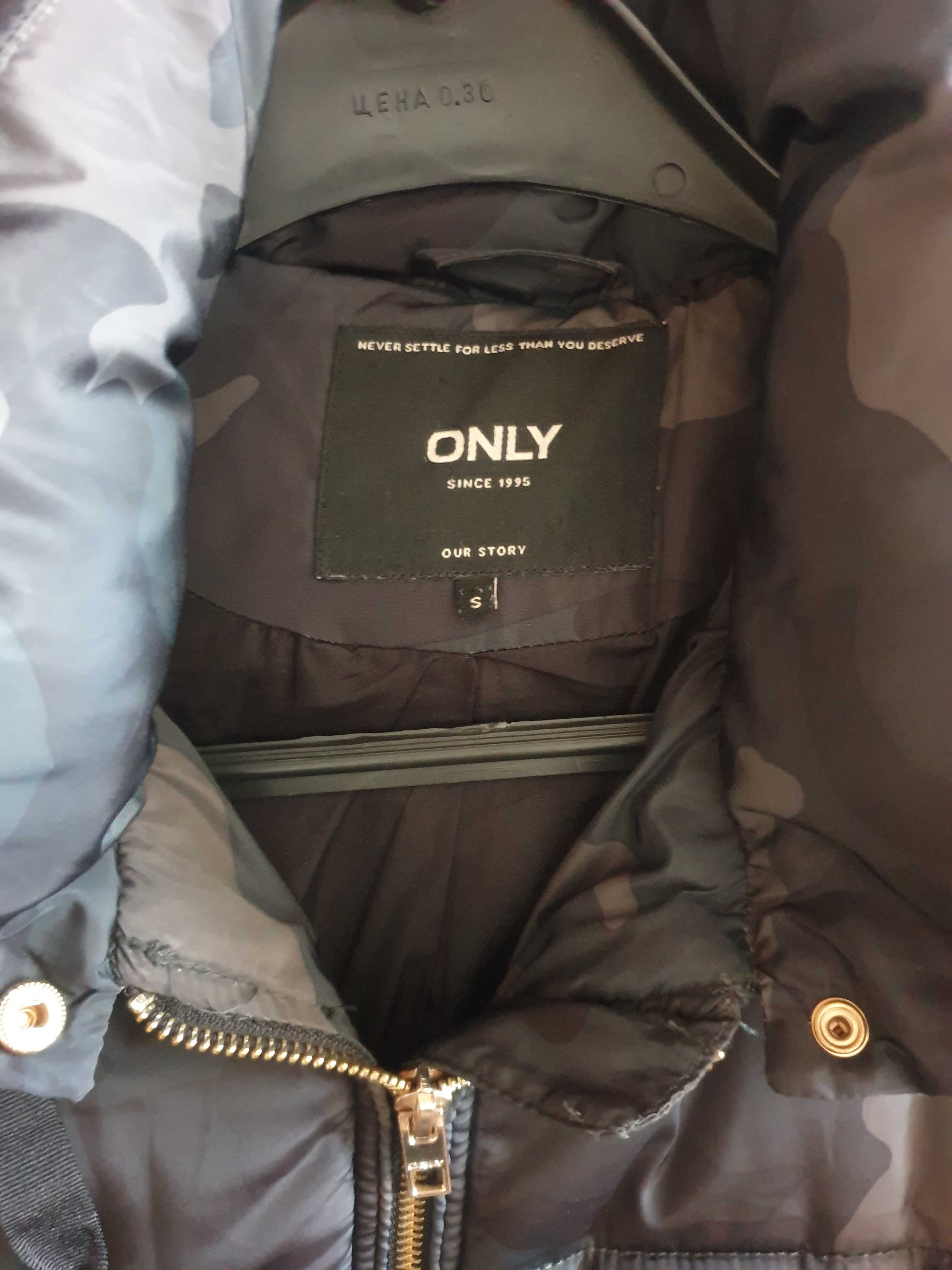 Зимно дълго яке Only S